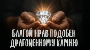 БЛАГОЙ НРАВ ПОДОБЕН ДРАГОЦЕННОМУ КАМНЮ
