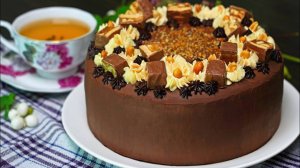 Торт СНИКЕРС 😍 НЕРЕАЛЬНО ВКУСНЫЙ!!! Домашний Торт на Праздник Рецепт