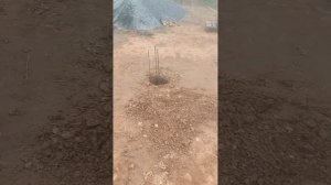 Бурение свай мотобуром 300мм#свайноростверковый фунда?