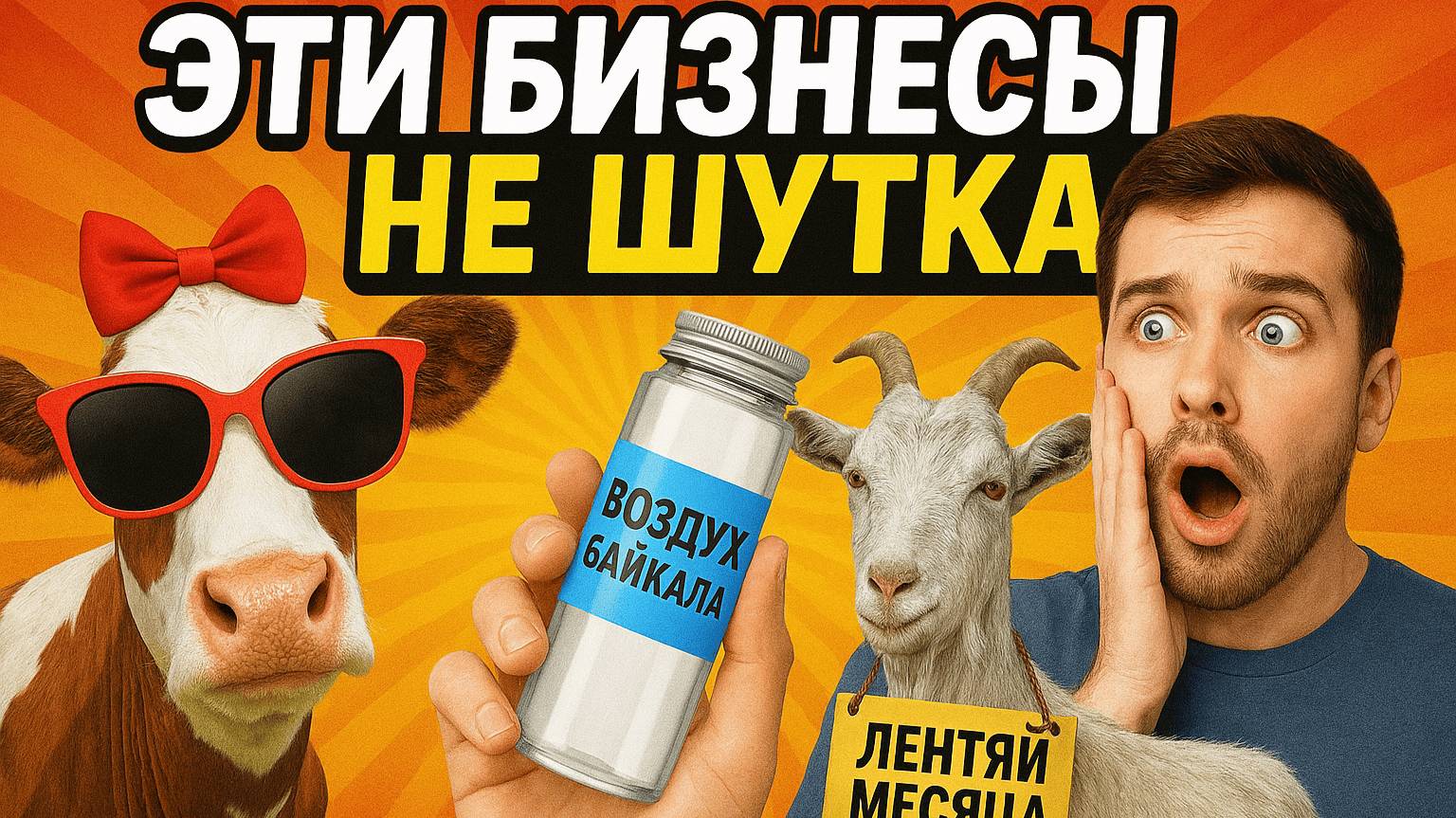 Топ-5 самых бредовых бизнесов России, которые РЕАЛЬНО приносят деньги! смотреть онлайн