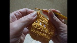 Обвязка рачий шаг.Урок для начинающих.