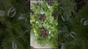 Новогодние букеты из свежих пихтовых веток