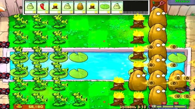 РАСТЕНИЯ ПРОТИВ ЗОМБИ--СТРАШНАЯ НОЧЬ в игре plants vs zombies ? смотреть онлайн