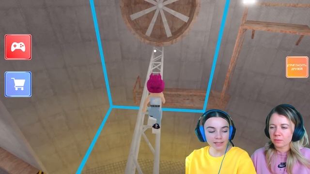 Family Play TV -  КОМАНДНЫЙ ПОБЕГ ИЗ ПИЦЦЕРИИ вместе С МАМОЙ в ROBLOX!