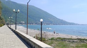 Прогулка по парку в Абхазии