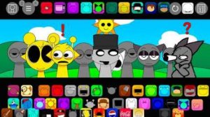 Новый Мод MEGA PACK Incredibox Sprunki Pyramixed | Новые Персонажи