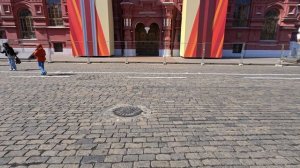 Kрасная площадь перед праздником 9 мая