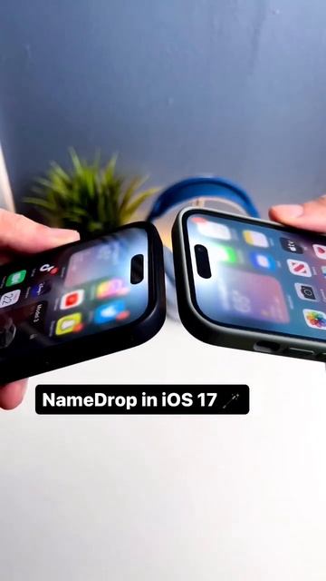 НОВАЯ ПЕРЕДАЧА ДАННЫХ APPLE IOS 17 NameDrop #трендовый смотреть онлайн