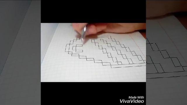 Рисунки по клеточкам #2 / Кусочек тортика смотреть онлайн