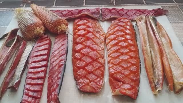 Рыба холодного копчения! Холодное копчение рыбы, рулеты,юкола !