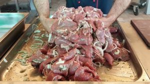 Как замариновать говядину на шашлык