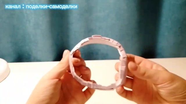 Оригами круглая коробочка для подарка
