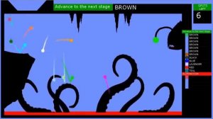 Гонка цветных шариков - трасса океана