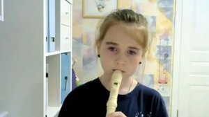 М Блантер. Катюша (на блокфлейте)