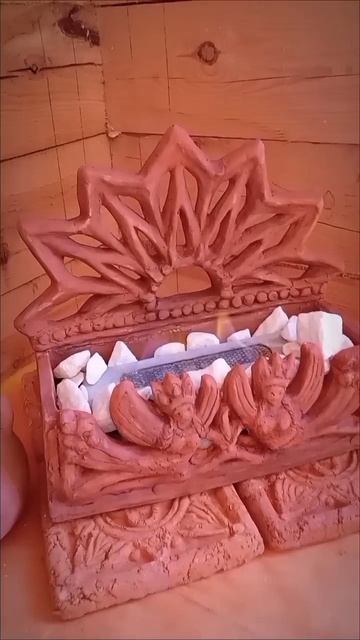 Биокамин Ярко Солнце  из керамики. #ceramic #камин #декор смотреть онлайн