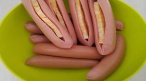 Сосиски с сыром в тесте