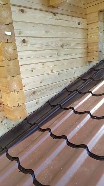 баня из бруса. Окончаеие #shorts смотреть онлайн