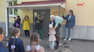 Под окнами ветерана Людмилы Болдовой прошёл парад памяти
