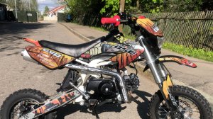 ПитбайкBSE EVO 110e Samurai SA - 12/10 (Полуавтоматическая КПП)