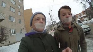 VLOG ● ЗАМОТАЛИ СЕБЯ СКОТЧЕМ!