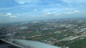 Заход на посадку в Бангкоке |В порывистый ветер|