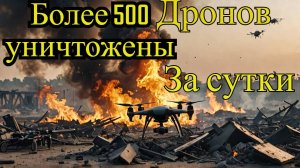 Как ПВО уничтожили 524 дрона за сутки