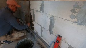 КЕРАМОГРАНИТ В БАНЕ!Первый опыт укладки плитки на сте?