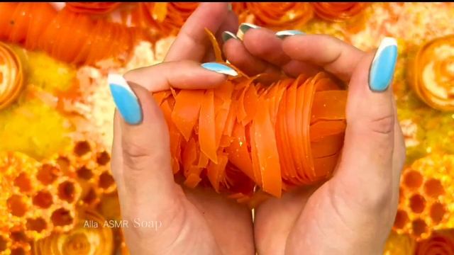 ORANGE  YELLOW  ASMR Soap