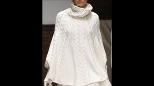 Свитер Пончо Спицами - 2019 / Knitting Sweater Poncho