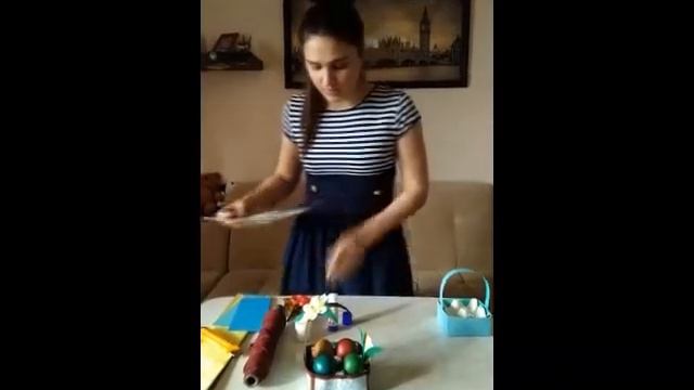 Пасхальная корзинка своими смотреть онлайн