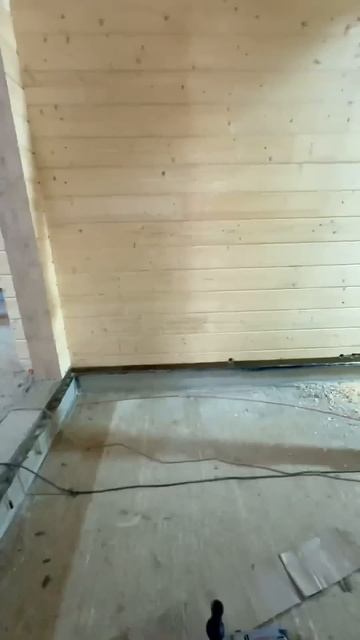 Заезд на монтаж скрытой электрики в брусовом доме! #эл? смотреть онлайн