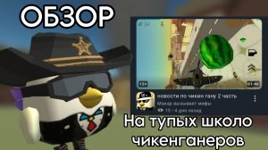 ОБЗОР НА ТУПЫХ ШКОЛО-ЧИКЕНГАНЕРОВ - 1 ЧАСТЬ