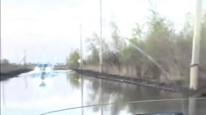 Состояние окружной дороги в Омске по весне