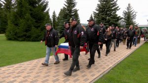 Байкеры из Словакии в канун 80-летия Великой Победы привезли памятные капсулы с землей