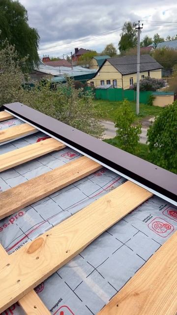 Ветровой отлив для двух скатный кровли из металлочере смотреть онлайн