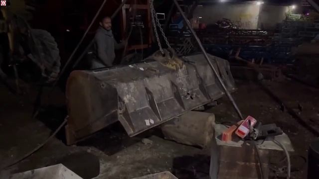 Капитальный ремонт ковша погрузчика.