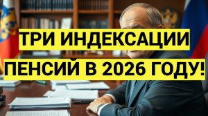 Тройная индексация пенсий в 2026 году!