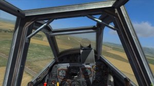 DCS Messerschmitt Bf-109 K4 Kurfurst, Заход на посадку и посадка.