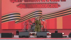 "Идет солдат по городу" на концерте к 80-летию Победы в Великой Отечественной войне.