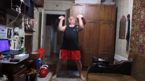 ПЯТЬ УПРАЖНЕНИЙ С ГИРЯМИ ПО 36 КГ НА РАЗВИТИЕ СИЛЫ И ВЫН