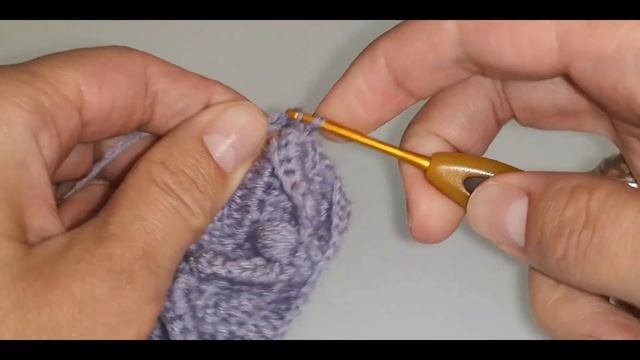 Узор крючком "Паучки"//Crochet pattern "Spiders"