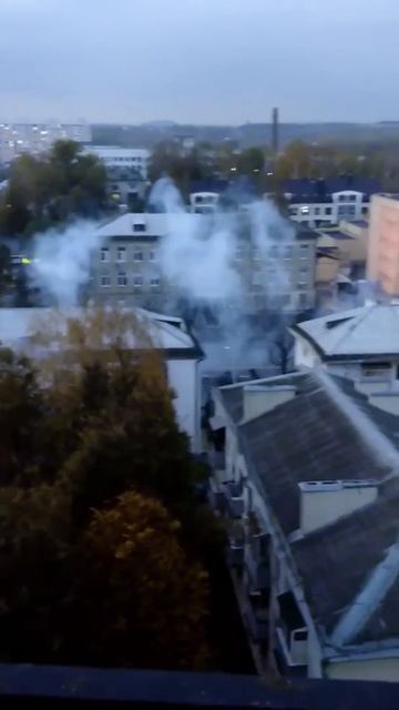 Светошумовые гранаты возле Центрального РУВД в Минск? смотреть онлайн