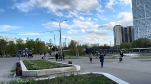 Вечерняя прогулка возле Метро Чертановская и Большог?