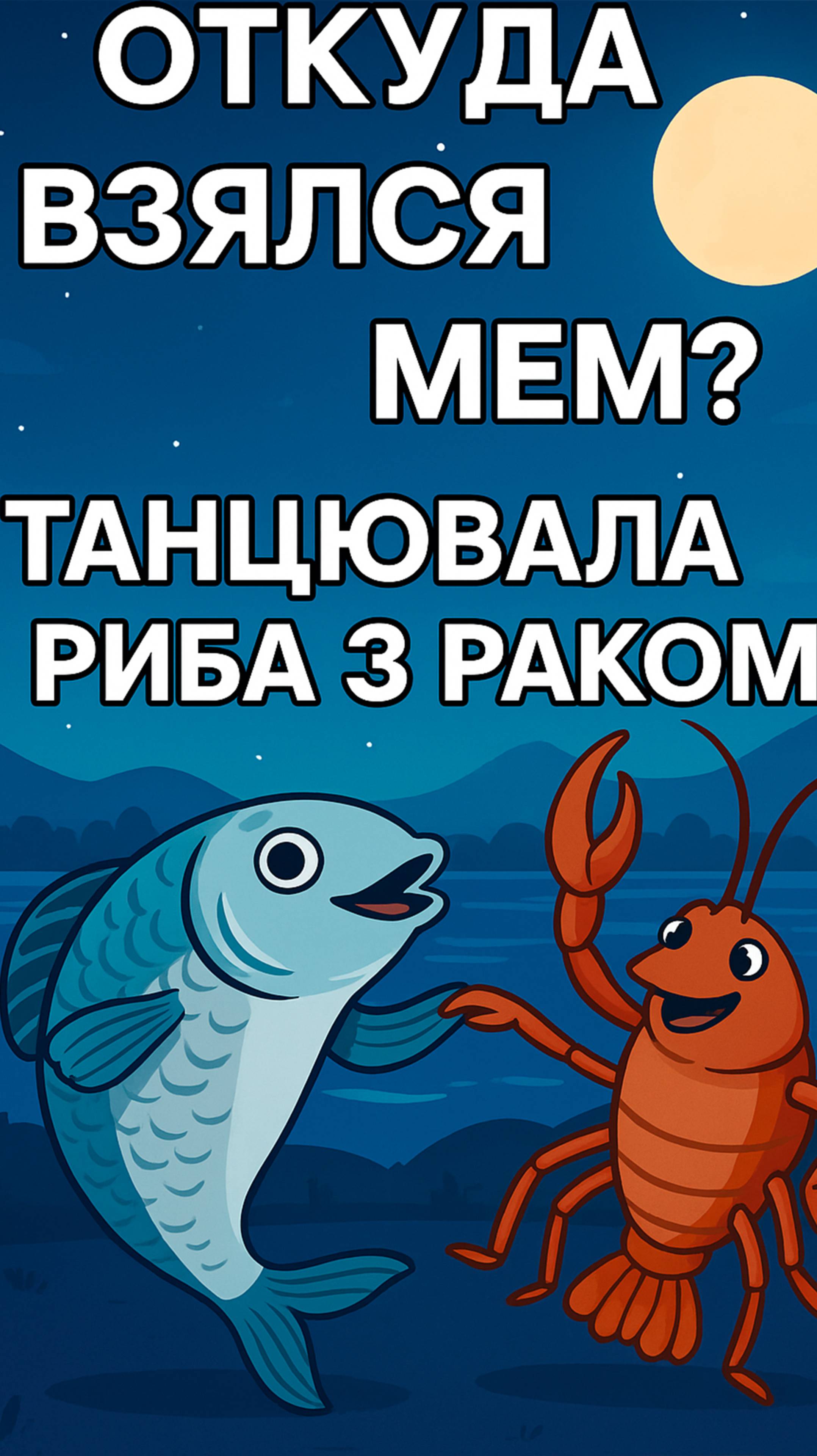 Откуда взялся мем Танцювала риба з раком  #мемас  #юмор  #смешновидео #мем #mem #memes #meme