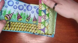О блокноте Подводный мир из танглов