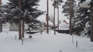 Как красиво на даче зимой!