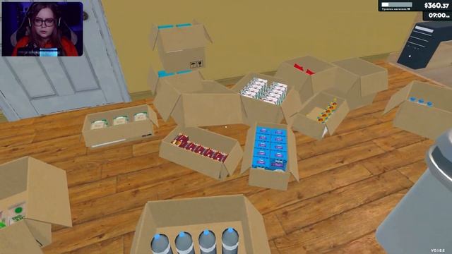 КАССИР И ПОЛНАЯ ПЕРЕСТАНОВКА ▷ Supermarket Simulator #6 смотреть онлайн