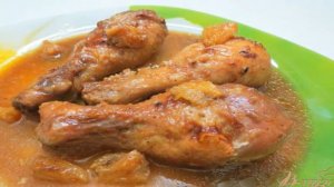 Куриные голени в апельсиновом маринаде
