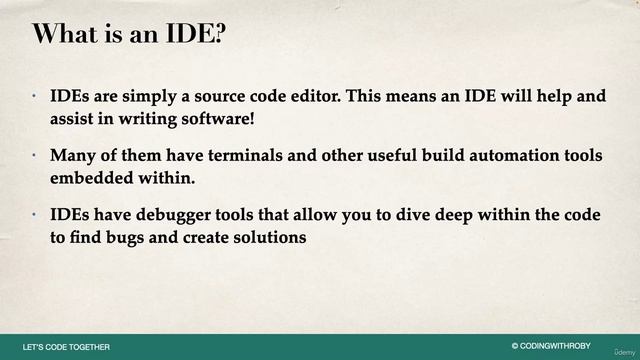 5. Python Integrated Development Environment Overview