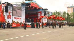 Парад Победы прошел в Уссурийске